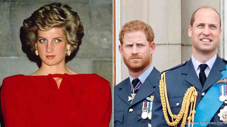 Princess Diana feared Prince Harry would ‘wither’ in Prince William’s shadow: expert