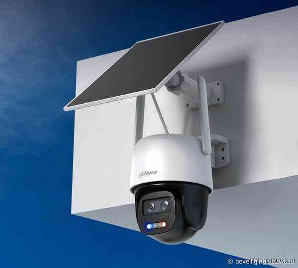 Camera met 360-gradenzicht en zonnevoeding