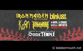 IRON MAIDEN, BLINK-182, FALLING IN REVERSE And KORN Among Nearly 150 Artists Confirmed For 2027 SONIC TEMPLE ART + MUSIC FESTIVAL