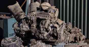 WWII fighter plane wreckage, pilot's personal items found underground