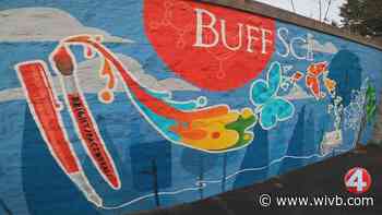 Buffalo students help create mural celebrating school and community pride