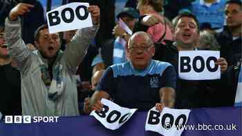 Why do Man City fans boo pre-match anthems?