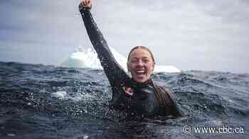 Canadian high diver welcomed fear during historic leap off Newfoundland iceberg