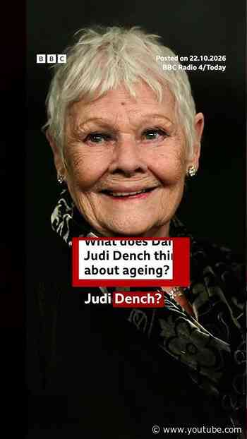 What does Dame Judi Dench think about ageing? #Shorts