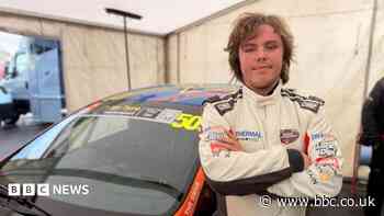 Teen racing driver makes history in car built with dad