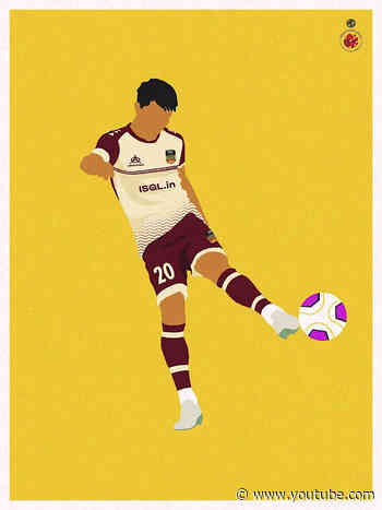 Thoi Singh's screamer against the Juggernauts, except it's art. 🎨💥#WeAreOpen #MGISL13