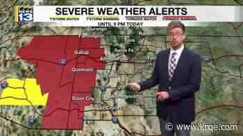 Active pattern continues for Thursday