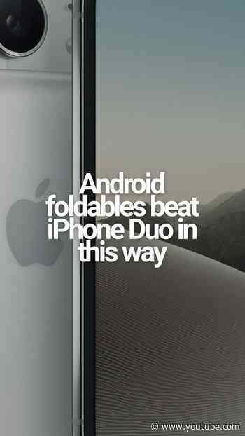 The iPhone Duo falls behind in battery...