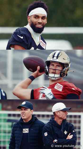 Saints Practice ahead of Paris Game vs. Steelers ⚜️ #shorts #nfl