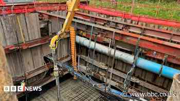 Sinkhole revealed 50m mine shaft beneath road