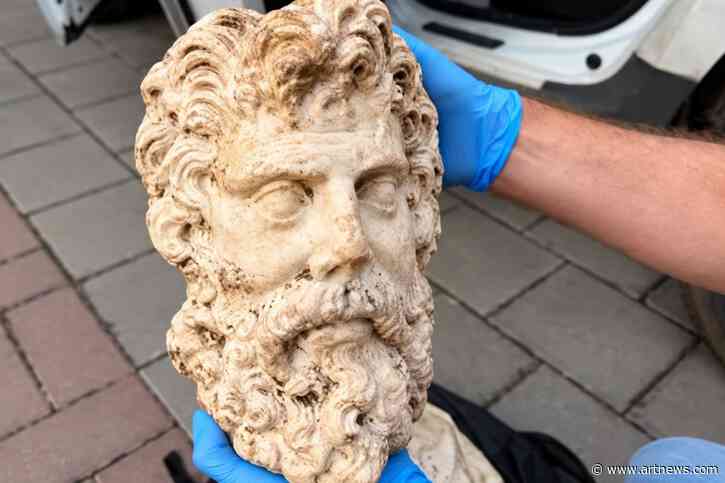 Turkish Authorities Seize 2000-Year-Old Marble Head of Zeus