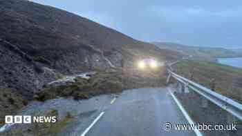 Shetland hit by flooding and landslide after 'biblical' rain