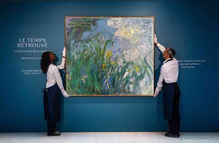 Monet Painting Sells for $56.2 M., Setting French Auction Record at Sotheby’s Paris