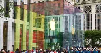 Giant iPhone Duo installations spotted at Apple Fifth Avenue ahead of Friday launch