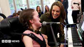 Catherine returns to hospice to meet children