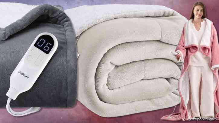 I’m buying this heated blanket for 40% off at Amazon and resisting the urge to turn on my heat before November