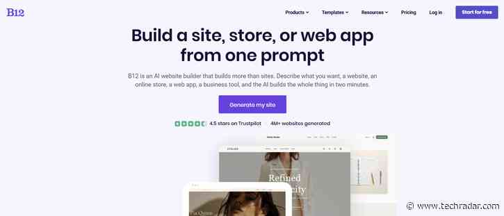 B12 AI website builder (2026) review