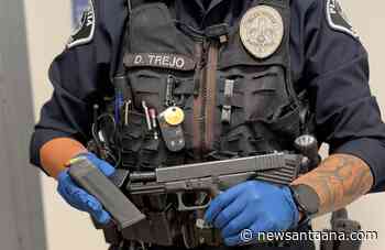 Expired registration stop in north OC leads to armed felon arrest