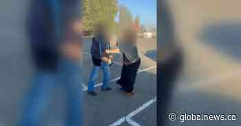 Video captures woman allegedly assaulting driving instructor in Langley