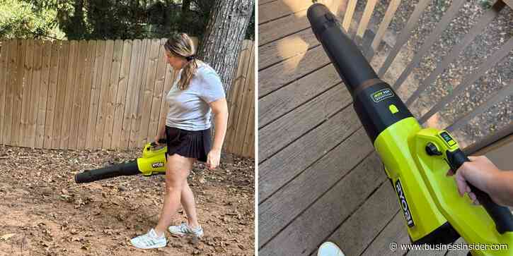 Ryobi's quiet cordless leaf blower is 20% off right now
