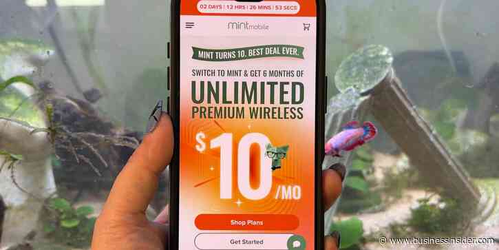 Mint Mobile is only $10 a month for your first six months