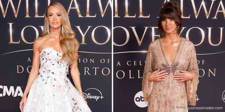 8 of the best-dressed celebrities at the CMA's Dolly Parton celebration