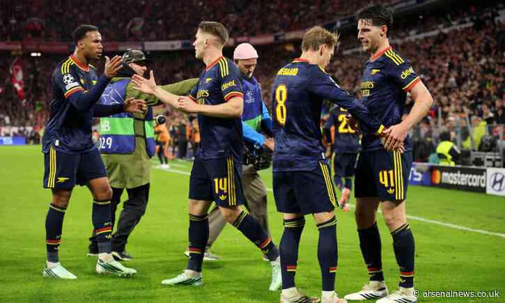 Arsenal extend unbeaten Champions League start after dramatic four-goal Bayern clash
