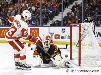 Red Wings 5, Canucks 2: Shotless, juiceless as funk deepens