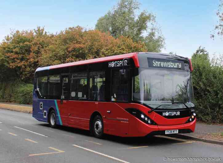 Shrewsbury Park and Ride services from Monday 2 November