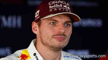 'Out of control' - Verstappen criticises 'unacceptable' track surface
