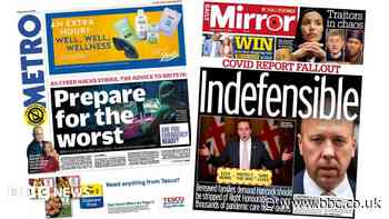 The Papers: 'Prepare for the worst' and 'Covid report fallout'