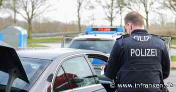 BMW-Raser rauscht mit illegalem Blaulicht über A73 - Polizei stoppt Auto