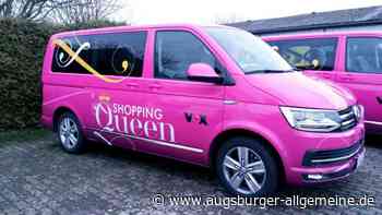 Gibt es bald wieder eine Augsburger Shopping-Queen? Der pinkfarbene Bus ist in der Stadt unterwegs