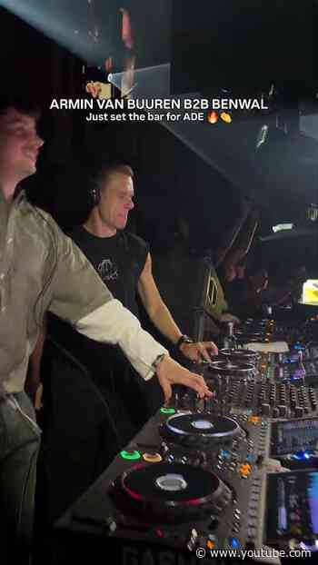 Armin & Benwal just set the bar for ADE 🔥