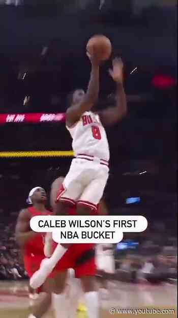 Caleb's first bucket in the league 👀