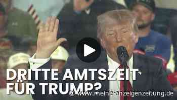 „Ich habe das Recht, erneut anzutreten“: Trump liebäugelt wieder mit dritter Amtszeit