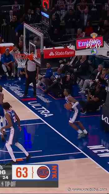 hart from behind the arc #nyknicks #nba #basketball #nbahighlights #joshhart