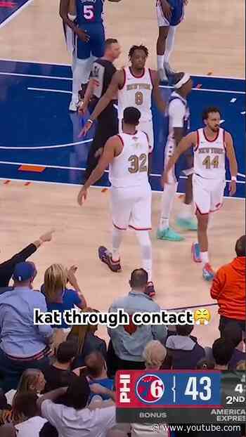 count the bucket for big kat‼️ #nyknicks #nba #basketball #karlanthonytowns