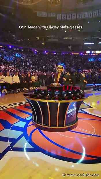 the rings up close and personal✨ #nyknicks #nba #nbachampions