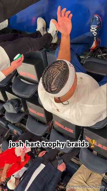 braids are so tough😮‍💨 #nyknicks #nba #joshhart