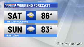 Weekend looking before rain chances return