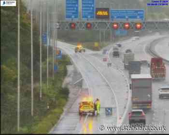 M25 smash: Three-vehicle collision causes long tailbacks on motorway in Surrey