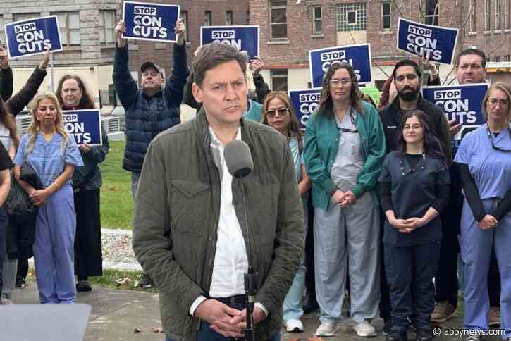 Eby makes last-minute B.C. election promise to legislate nurse-to-patient ratios