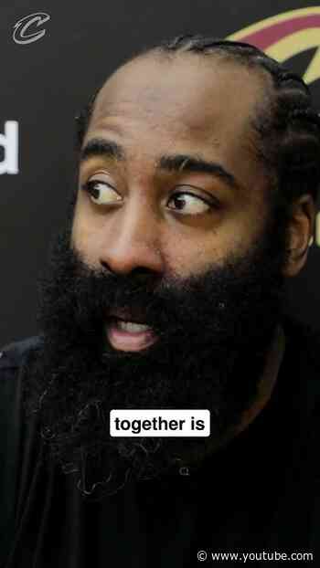 "Us having the opportunity to start off together is already exciting." #LetEmKnow #JamesHarden #Cavs