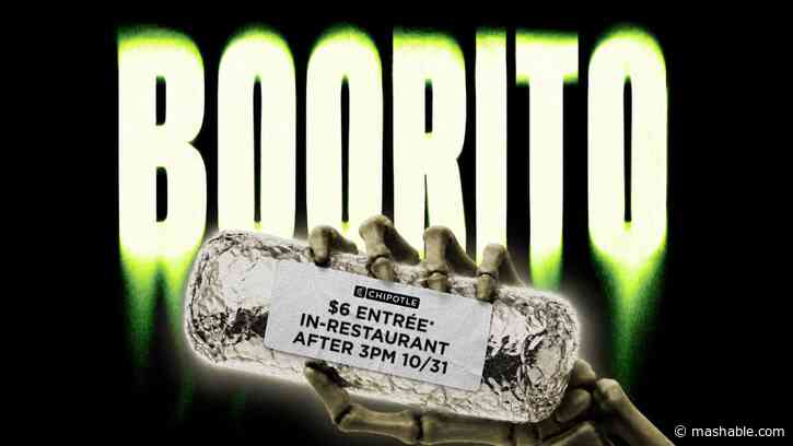 The Chipotle Boorito is back: How to get a $6 burrito on Halloween