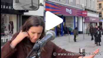 Huddersfield busker says man tried to punch her and mocked her for being a woman