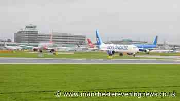 Planes circling and diverting Manchester Airport as strong winds stop landing