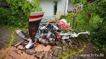 Unglück in Rheinland-Pfalz: Flugzeug zerbrach vor tödlichem Absturz in der Luft
