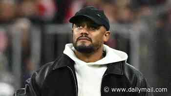 Vincent Kompany rushed to hospital in an ambulance after 'collapsing' at Bayern Munich's training ground