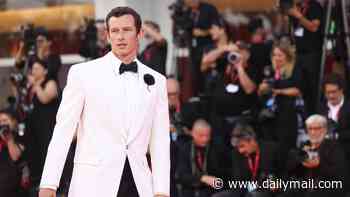 Callum Turner kicks off the screen tests for James Bond role as odds-on favourite is the first to meet with bosses at a studio in Berkshire